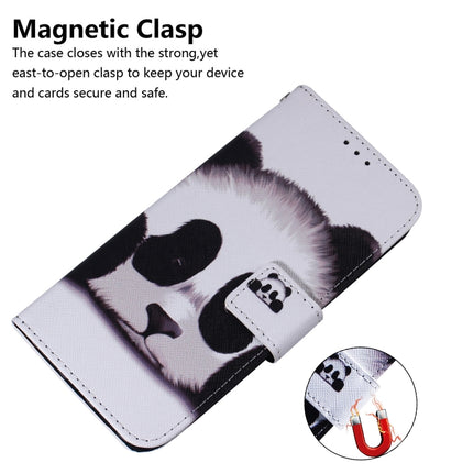 For Galaxy S20+ Combined Pattern Magnetic Attraction Horizontal Flip Leather Case, Support Holder & Card Slot & Wallet(Panda)-garmade.com