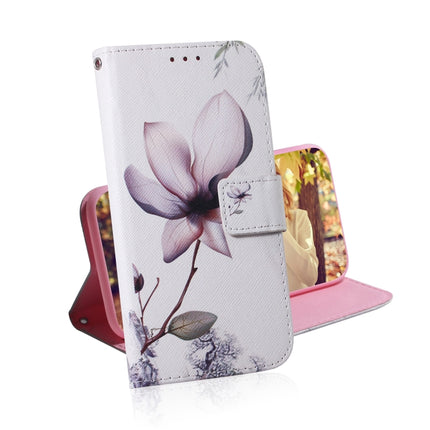 For Galaxy S20+ Combined Pattern Magnetic Attraction Horizontal Flip Leather Case, Support Holder & Card Slot & Wallet(Magnolia Flower)-garmade.com