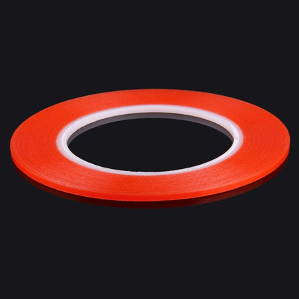 10 PCS 3mm Width Double Sided Adhesive Sticker Tape, Length: 25m(Red)-garmade.com