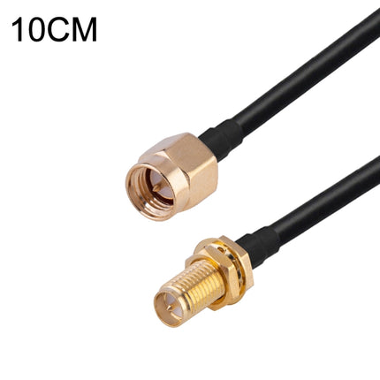 SMA Male to SMA Female RG174 RF Coaxial Adapter Cable, Length: 10cm-garmade.com
