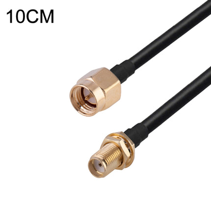 SMA Male to RP-SMA Female RG174 RF Coaxial Adapter Cable, Length: 10cm-garmade.com