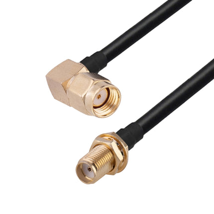 PR-SMA Male Elbow to SMA Female RG174 RF Coaxial Adapter Cable, Length: 10cm-garmade.com