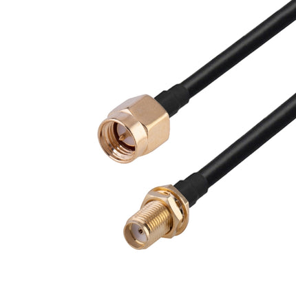 SMA Male to RP-SMA Female RG174 RF Coaxial Adapter Cable, Length: 15cm-garmade.com