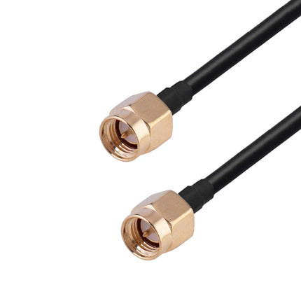 SMA Male to SMA Male RG174 RF Coaxial Adapter Cable, Length: 30cm-garmade.com