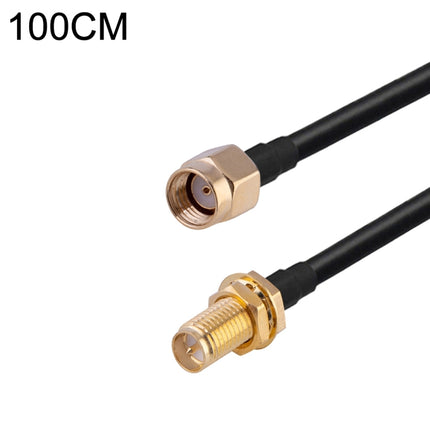 RP-SMA Male to RP-SMA Female RG174 RF Coaxial Adapter Cable, Length: 1m-garmade.com
