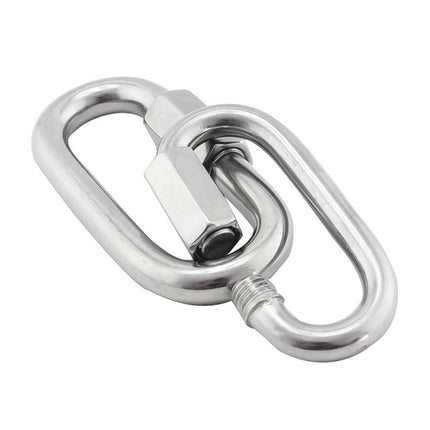 5 PCS 4mm 304 Stainless Steel Quick Connect Ring Runway Buckle-garmade.com
