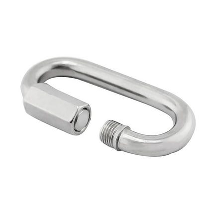 5 PCS 4mm 304 Stainless Steel Quick Connect Ring Runway Buckle-garmade.com