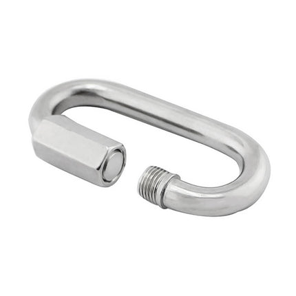 3 PCS 5mm 304 Stainless Steel Quick Connect Ring Runway Buckle-garmade.com