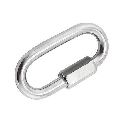 2 PCS 8mm 304 Stainless Steel Quick Connect Ring Runway Buckle-garmade.com
