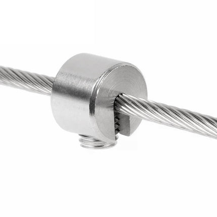 2 PCS M4x2 316 Stainless Steel Garden Wire Rope Fixed Clip-garmade.com
