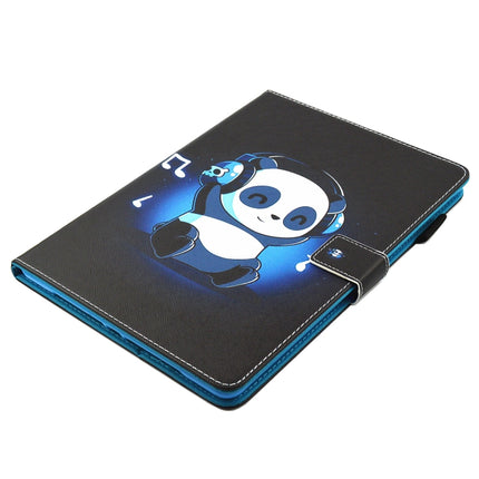 For iPad Pro 11 (2020) & (2018) Painted Pattern Tablet PC Protective Leather Case with Bracket & Card Slot & Photo Holder(Music Panda)-garmade.com