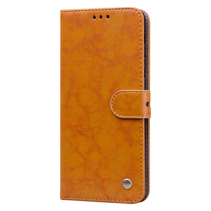 For Galaxy S20 Business Style Oil Wax Texture Horizontal Flip Leather Case, with Holder & Card Slots & Wallet(Brown)-garmade.com