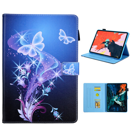 For iPad Pro 11 (2020) & (2018) Painted Pattern Tablet PC Protective Leather Case with Bracket & Card Slot & Photo Holder(Fantasy Butterfly)-garmade.com