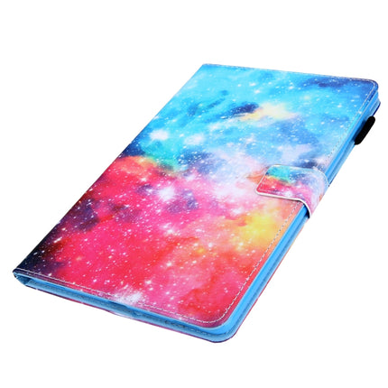 For iPad Pro 11 (2020) & (2018) Painted Pattern Tablet PC Protective Leather Case with Bracket & Card Slot & Photo Holder(Beautiful Starry Sky)-garmade.com