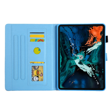 For iPad Pro 11 (2020) & (2018) Painted Pattern Tablet PC Protective Leather Case with Bracket & Card Slot & Photo Holder(Life Tree)-garmade.com