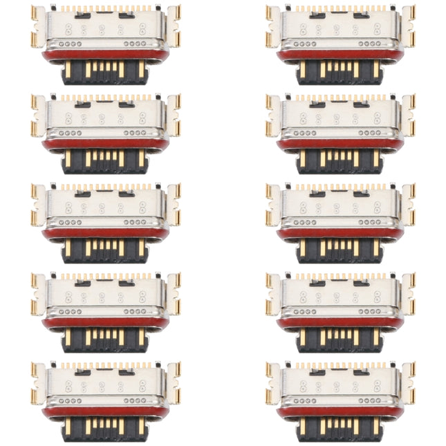 10 PCS Charging Port Connector For Xiaomi Civi/Poco M4 Pro 5G/11i/11i HyperCharge 5G/Redmi K50 Gaming-garmade.com