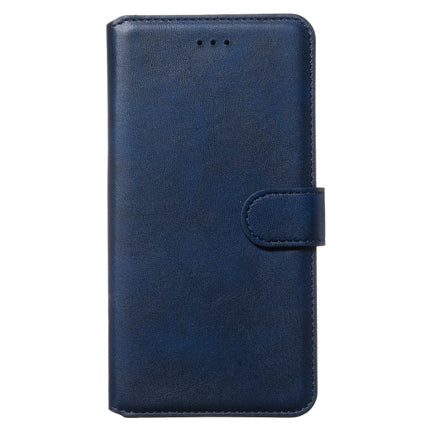 For Galaxy S20 Classic Calf Texture Magnetic Attraction Horizontal Flip Leather Case with Stand & Card Slots & Wallet Function(Blue)-garmade.com