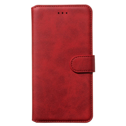 For Galaxy S20 Classic Calf Texture Magnetic Attraction Horizontal Flip Leather Case with Stand & Card Slots & Wallet Function(Red)-garmade.com