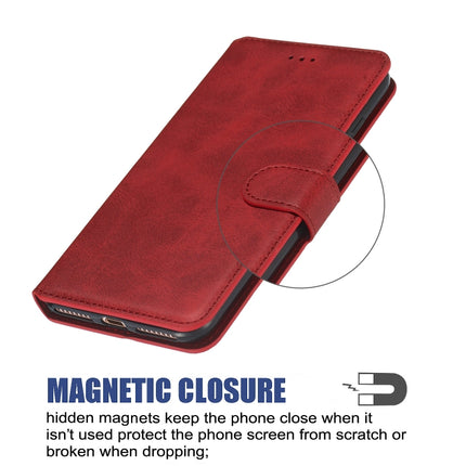 For Galaxy S20+ Classic Calf Texture Magnetic Attraction Horizontal Flip Leather Case with Stand & Card Slots & Wallet Function(Red)-garmade.com