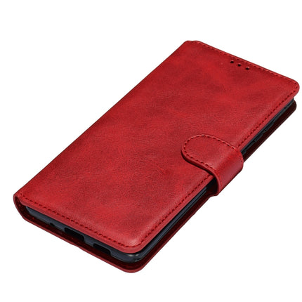 For Galaxy S20+ Classic Calf Texture Magnetic Attraction Horizontal Flip Leather Case with Stand & Card Slots & Wallet Function(Red)-garmade.com