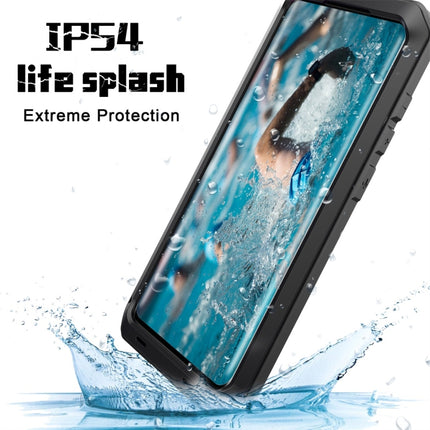 For Galaxy S20+ Shockproof Life Waterproof Silicone + Zinc Alloy Protective Case(Black)-garmade.com