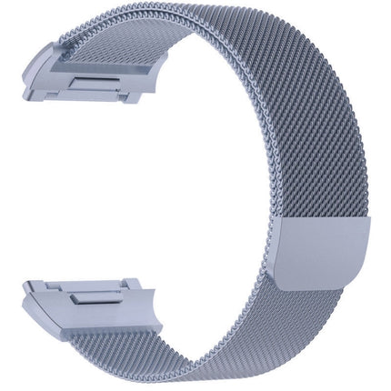 For FITBIT Ionic Milanese Watch Strap Small Size : 20.6X2.2cm(Space Gray)-garmade.com