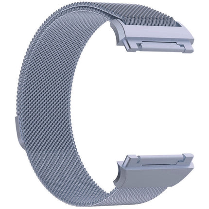 For FITBIT Ionic Milanese Watch Strap Small Size : 20.6X2.2cm(Space Gray)-garmade.com