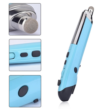 PR-08 Multifunctional Wireless Bluetooth Pen Mouse Capacitive Pen Mouse(Blue)-garmade.com