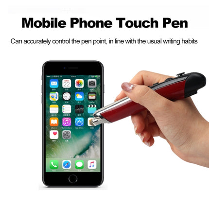 PR-08 Multifunctional Wireless Bluetooth Pen Mouse Capacitive Pen Mouse(Red)-garmade.com
