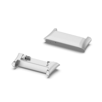 For OPPO Watch Free 1 Pair Metal Watch Band Connector(Silver)-garmade.com