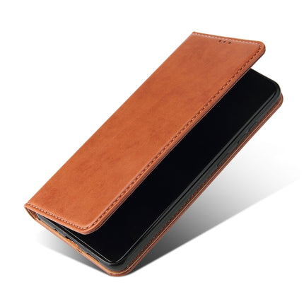 For Galaxy S20+ Fierre Shann PU Genuine Leather Texture Horizontal Flip Leather Case with Holder & Card Slots & Wallet(Brown)-garmade.com