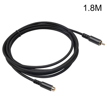 3709MF RCA Male to Female Audio & Video Extension Cable, Length:1.8m-garmade.com