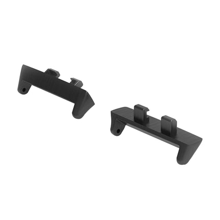 For OPPO Watch3 42mm 1 Pair 20mm Metal Watch Band Connector(Black)-garmade.com