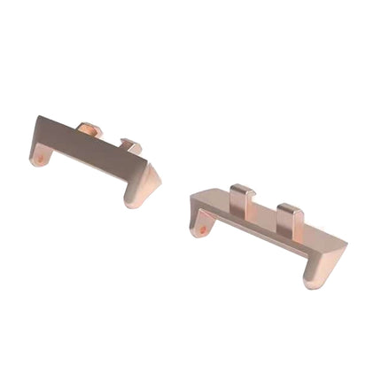 For OPPO Watch3 42mm 1 Pair 20mm Metal Watch Band Connector(Rose Gold)-garmade.com