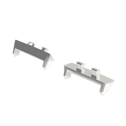 For OPPO Watch3 42mm 1 Pair 20mm Metal Watch Band Connector(Silver)-garmade.com