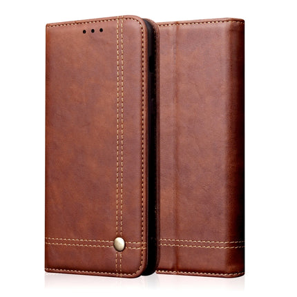For Galaxy S20 Retro Crazy Horse Texture Horizontal Flip Leather Case , with Card Slots & Holder & Wallet(Brown)-garmade.com
