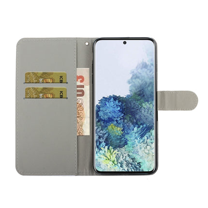 For Galaxy S20 3D Colored Drawing Horizontal Flip Leather Case with Holder & Card Slot & Wallet(Screw Rose Flower)-garmade.com