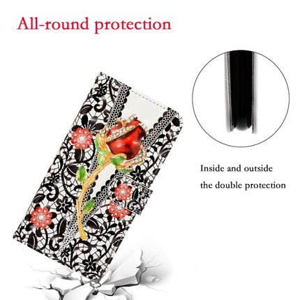 For Galaxy S20 3D Colored Drawing Horizontal Flip Leather Case with Holder & Card Slot & Wallet(Screw Rose Flower)-garmade.com
