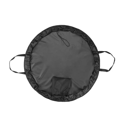 600D Oxford Cloth Beach Swimsuit Wetsuit Storage Bag Quick Change Bag, Specification:Diameter 90cm(Black)-garmade.com