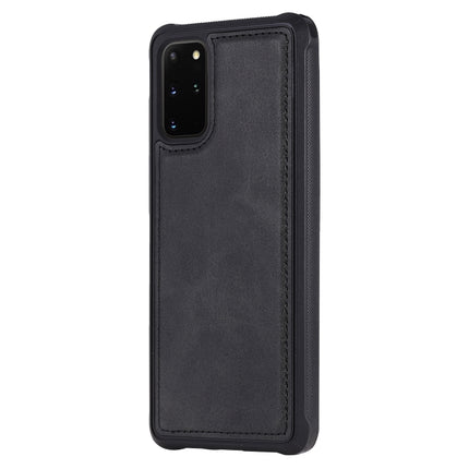 For Galaxy S20 Plus Multifunctional Detachable Magnetic Horizontal Flip Leather Case with Card Slots & Holder & Wallet(Black)-garmade.com