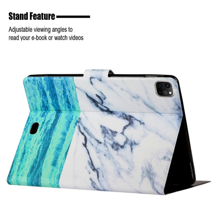 For iPad 11 Pro (2020) Horizontal Flip Leather Tablet Case with Holder & Card Slot & Sleep / Wake-up Function(Ocean)-garmade.com