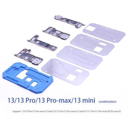MiJing Z20 Pro For iPhone X-13 Pro Max 14 in 1 Middle Layer Motherboard Reballing Soldering Platform-garmade.com