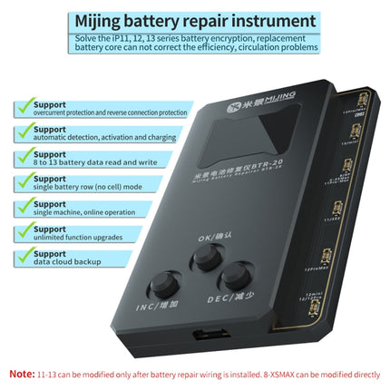 MiJing BTR-20 For iPhone 8-13 Pro Max Battery Repair Instrument-garmade.com