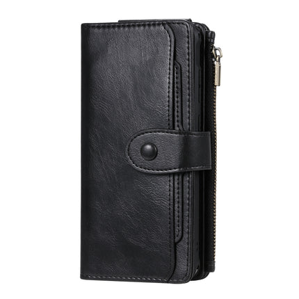 For Galaxy S20 Plus Multifunctional Retro Detachable Magnetic Horizontal Flip Leather Case with Card Slots & Holder & Wallet & Photo Frame(Black)-garmade.com