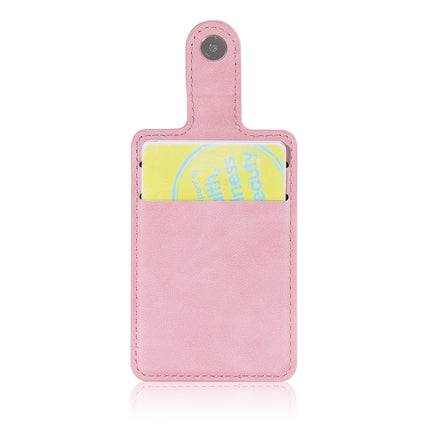 For Galaxy S20 Ultra Shockproof Protective Case with Mirror & Card Slot & Short Lanyard(Pink)-garmade.com