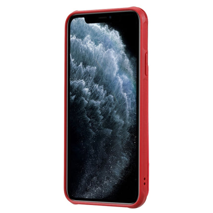 For iPhone 11 Pro Max Vertical Flip Shockproof Leather Protective Case with Long Rope, Support Card Slots & Bracket & Photo Holder & Wallet Function(Red)-garmade.com