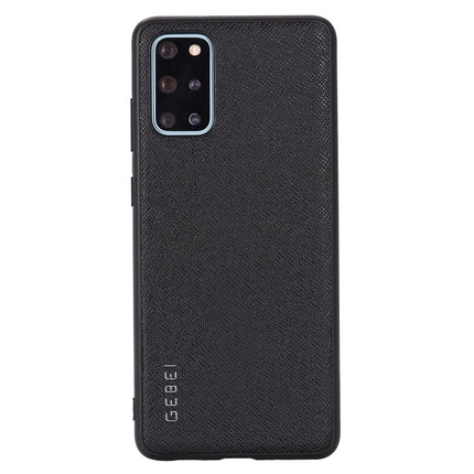 For Galaxy S20+ GEBEI Full-coverage Shockproof Leather Protective Case(Black)-garmade.com