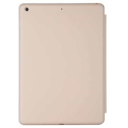 For iPad 10.2 Horizontal Flip Smart Leather Case with Three-folding Holder(Grey)-garmade.com