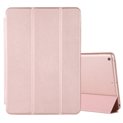 For iPad 10.2 Horizontal Flip Smart Leather Case with Three-folding Holder(Gold)-garmade.com