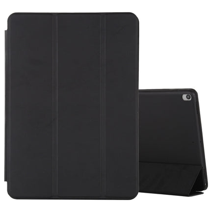For iPad Air 3 10.5 inch Horizontal Flip Smart Leather Case with Three-folding Holder(Black)-garmade.com